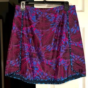 J.Crew Midnight Floral Jacquard Mini Skirt C5911 Size 8